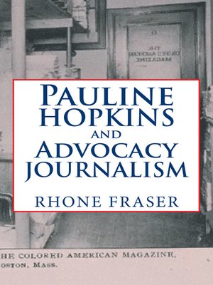 cover image of Pauline Hopkins and Advocacy Journalism